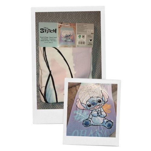Serviette Drap De Plage Stitch Disney