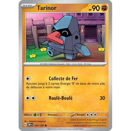 Carte Pokémon - Tarinor - 107/197 - Ev3 Flammes Obsidiennes