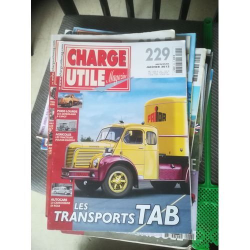 Charge Utile 229 De 2012 Tracteurs Pousse Wagons,Saviem Man,Transports Tab,Boner,Di Rosa,Genie,Hanomag