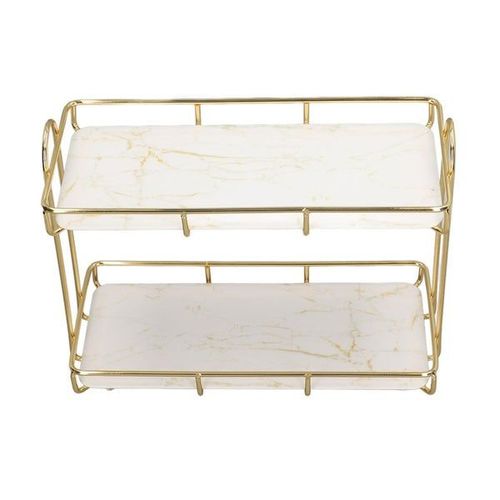 Étagère de salle de bain sur pied - Support de rangement pour produits cosmétiques