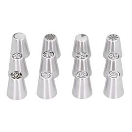Lot De 14 Poches À Douille Et Douilles Pour Décoration De Gâteaux - Douilles À Glaçage