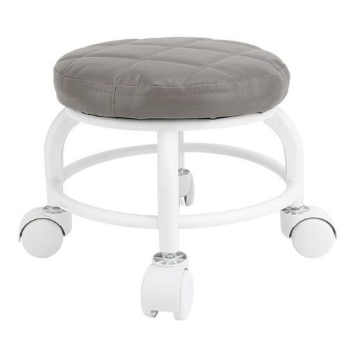 Siège À Roulettes Bas : Tabouret À Roulettes Rond À Hauteur Basse Réglable