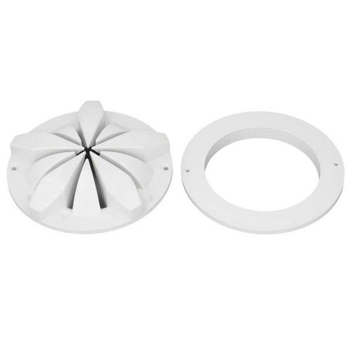 Drain principal de piscine de source chaude - Drain de piscine rond en PVC blanc