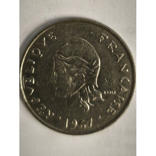 Monnaie Polynesie 20 Francs 1967