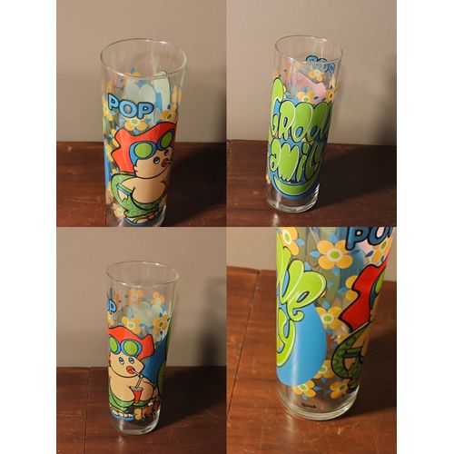Verre Collection Quick : Groove Family " Pop" Jamais Servi  Hauteur 16 Cm