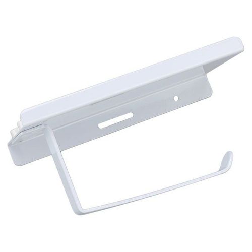 Porte-papier hygiénique avec étagère pour téléphone - Organisateur de salle de bain multifonctionnel