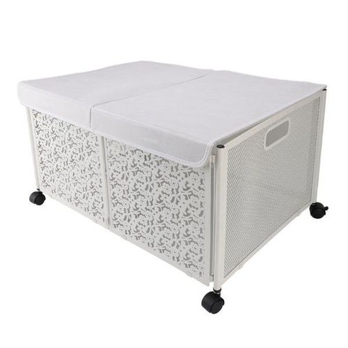 Grand Coffre De Rangement En Métal Pour Jouets De 70 L - Organisateur Pliable Pour Jouets