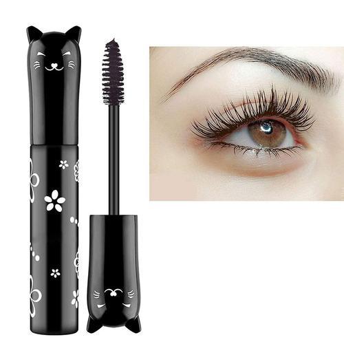 Mascara ?il De Chat Maquillage Des Yeux Mascara De Couleur Waterproof Séchage Rapide Recourbe-Cils Allongement Maquillage Cils Fête Scène 