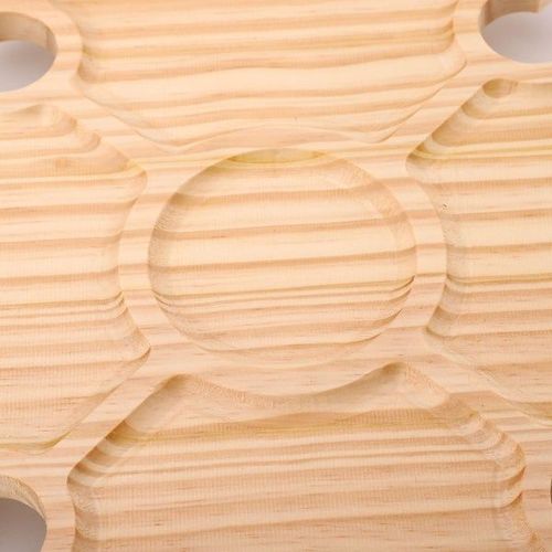 Table À Vin Pliante Portable En Bois Pour Une Utilisation En Extérieur - Parfaite Pour Les Verres À Vin