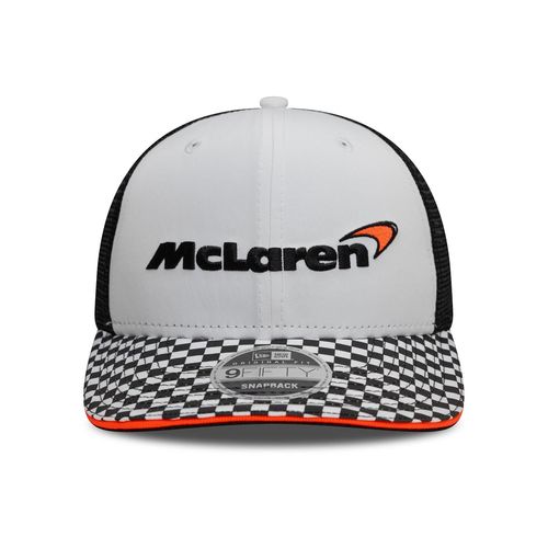 Casquette 9fifty F1 Mclaren Racing Visière Drapeau À Damier Blanc Adulte