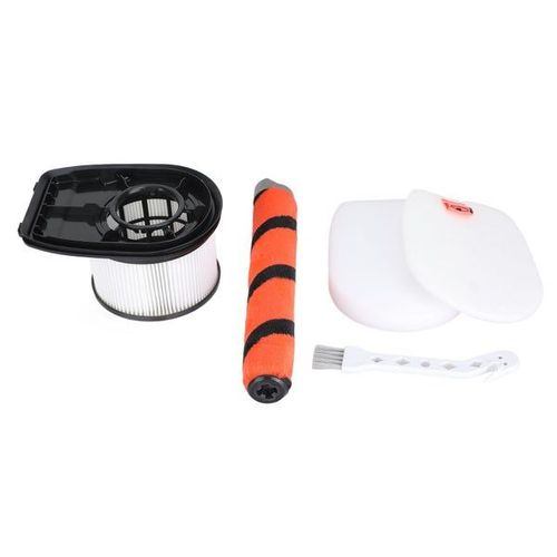 Ensemble de brosses à rouleau et de filtres pour aspirateur - Brosses de nettoyage en coton blanc