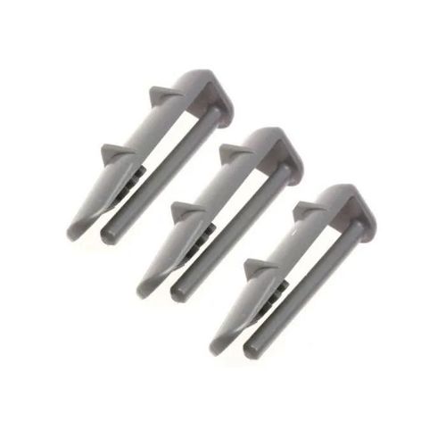 Lot de 3 capuchons arrière de glissiere - Lave-vaisselle - BEKO - Blanc