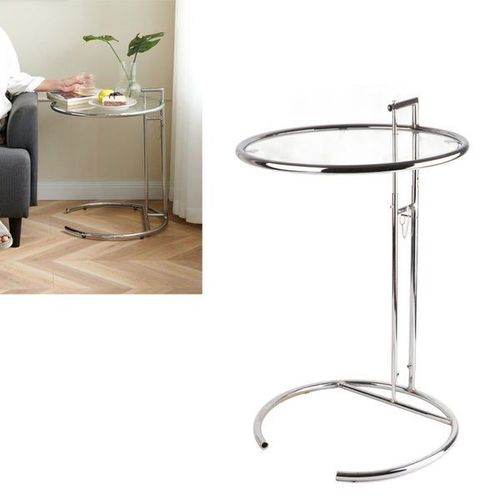 Table Basse Ronde En Verre ¿ Design De Table À Thé Relevable