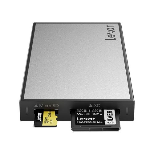 LEXAR Workflow PRO Reader Lecteur de carte SD / Micro SD UHS-II USB 3.2 Gen2