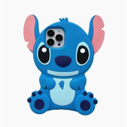 Coque Housse Etui En Silicone Lilo & Stitch (Bleu) Pour Iphone 13 ,Iphone 14,Iphone 15 - Hqselection®
