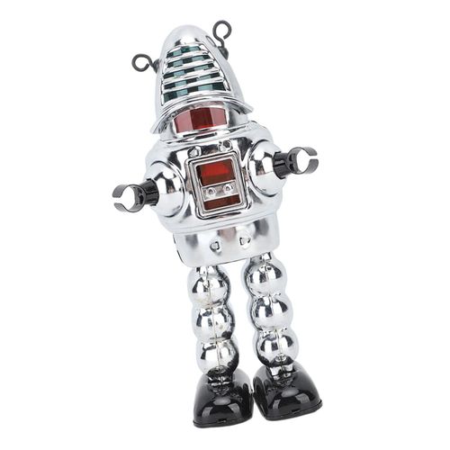 Jouet robot marcheur mécanique - Robot en métal avec mécanisme classique