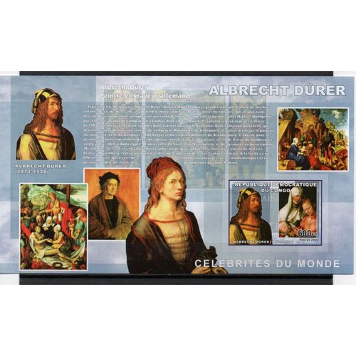 Congo-Kinshasa Timbre Le Peintre Albrecht Durer 2006