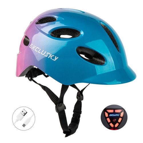 Casque Velo Homme Femme Casque Vtt Homme Casque Velo Avec Lumineux Visiere Casque Velo Route Casque Velo Adulte Pour Cyclisme Bmx Ville Scooters Électriques (54-58cm)