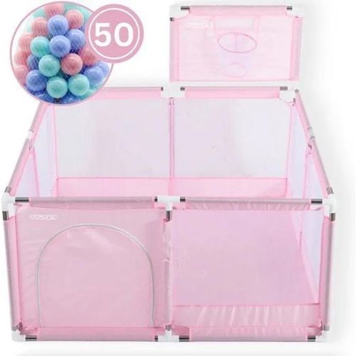 Twinky® Parc Bébé Pliable - Parc De Jeux Avec 50 Balles De L'océan - Playpen Pour Enfant