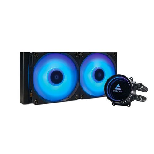 Kit Watercooling AIO - CHIEFTEC - CLC-240-RGB - 240mm - RGB - Noir