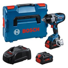 Boulonneuse GDS 18V-1600 HC - BOSCH - avec 2 batteries 18V 8 Ah - chargeur rapide - L-BOXX - 06019M1002