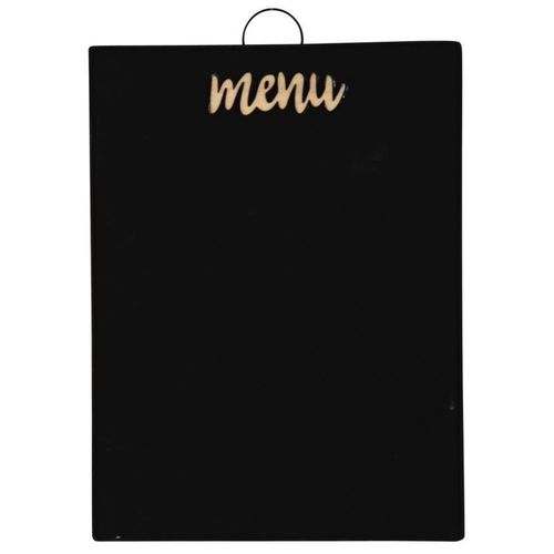 Tableau noir en métal effet ardoise ¿ Parfait pour menus et listes