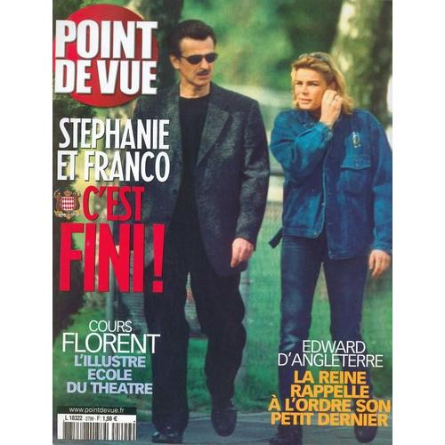 Point De Vue (Stephanie De Monaco)  N° 2799 : Stephanie Et Franco C'est Fini !