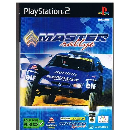 Jeu PS2 Master Rallye - Version PAL, Très Bon état