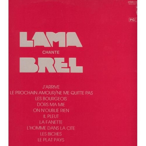 Chante Brel