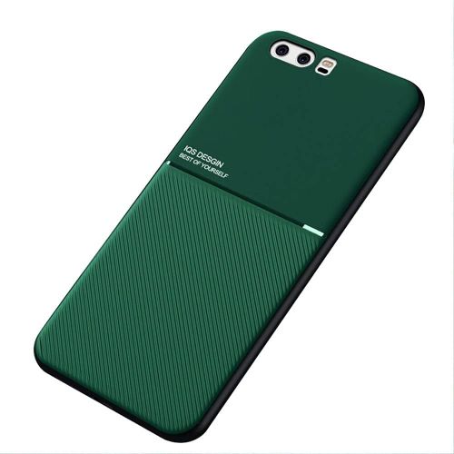 Coque Housse Etui Plaque De Metal Integree Pour Huawei P10 Plus - Vert