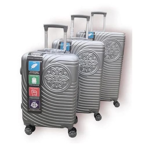 Set de 3 valises Abs " GERARD PASQUIER" - Silver