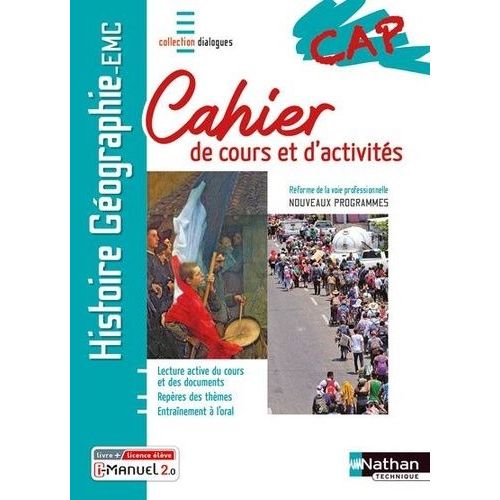 Histoire Géographie Emc Cap - Cahier De Cours Et D'activités