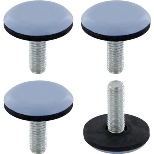 4x Pied Réglable Téflon Ptfe Ajustable M8 Patin Vérin Vis Poussoir Butée