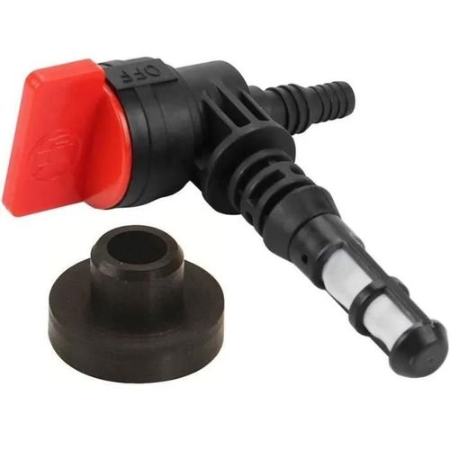 robinet essence compatible avec briggs stratton 192980GS, 208961 on off 90° avec joint caoutchouc tondeuse tracteur
