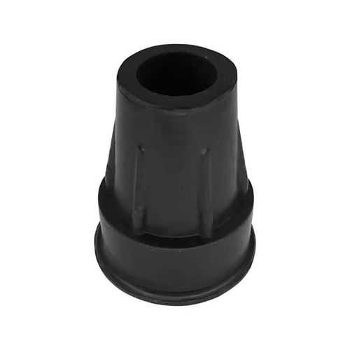 Embout De Canne Béquille Bâton Type Z Tube Rond Extérieur Antidérapant Renforcé Avec Insert Renfort Métallique Caoutchouc Noir 8mm R