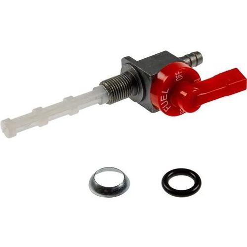 Robinet Essence Mobylette Peugeot 101 102 103 104 105 Sp Mvl Fox Vogue Avec Indicateur De Position Rouge Diametre 10mm