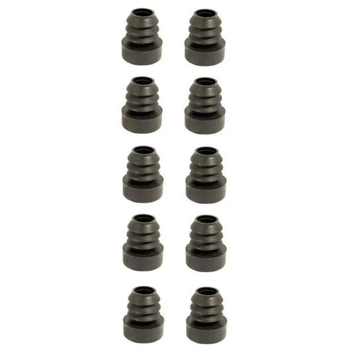10x Embout De Pied À Ailettes 25mm Tube Bouchon Capuchon Insert Plastique Meuble Table Chaise Fauteuil