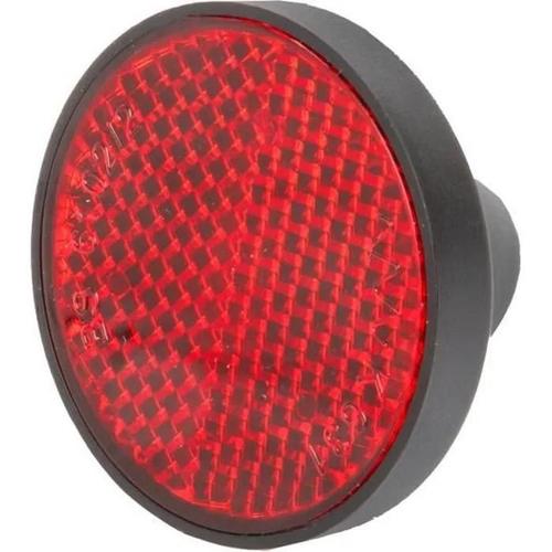 1x Reflecteur Arriere Rond Diametre 40mm Garde Boue Rouge Velo Catadioptre Vtt