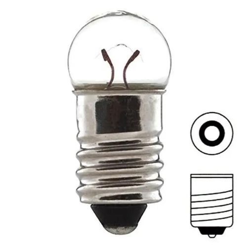 Ampoule A Visser 6v 2w E10 Moto Mobylette Cyclomoteur Ancien Vintage Solex 3800 Mbk 51 Motobecane Scooter Phare Feu Clignotan