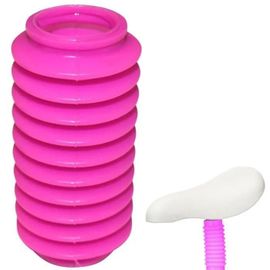 Soufflet - Non Spécifié - Ø25mm - Longueur 80mm - Pour Vélo Enfant - Couleur Rose