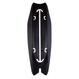 Garde Boue Central Noir Roto Fixation Collier Tube 24 À 29"