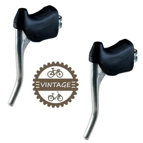 Kit Levier De Frein Et Repose Main Cocotte Vintage Velo Course Retro Noir