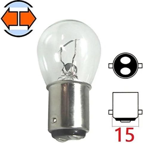 Ampoule 6v 21w Ba15d Voiture Remorque Vehicule Agricole Camion Feu Arriere Stop Position Lampe Phare Ancien Collection Retro Baionne