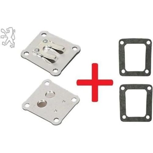 Ensemble Clapet + 2 Joints Peugeot 103 Sp Mvl Spx Rcx Vogue Fox Mobylette Cyclomoteur Boite Admission Moteur Aluminium