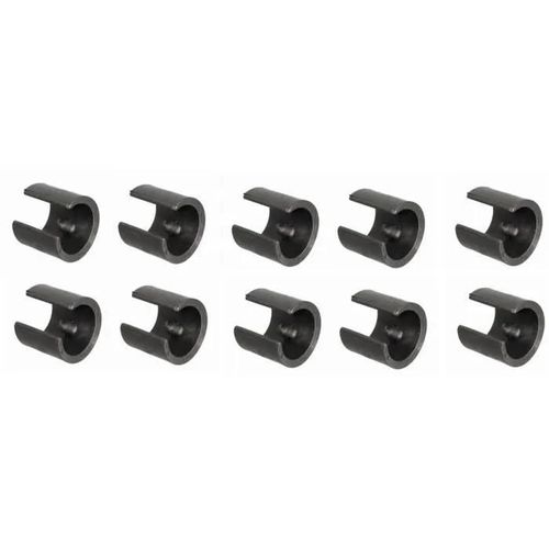 10x Embout De Tube Pied De Chaise Diametre 16mm - 18mm Plastique Rond A Clipser En U Meuble Table Protection Patin Guide