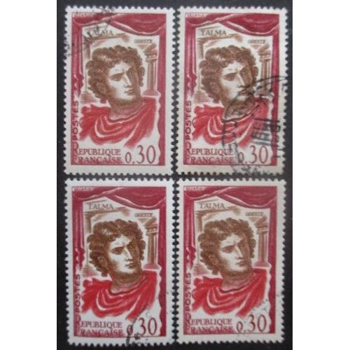 France N°1302 X 4 Oblitéré