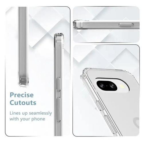 Coque Pour Google Pixel 9a 5g - Housse Etui Silicone Gel Fine + Verre Trempe - Transparent Tpu