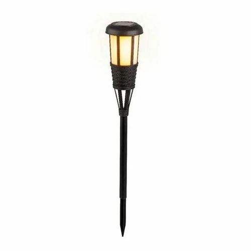 Torche No Disponible - 71237 - Etagere Solaire Effet Osier Couleur Noire