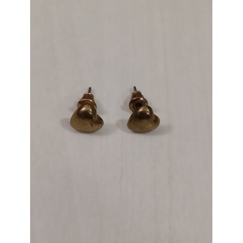 Boucles D'oreilles, Metal Doré,Coeur
