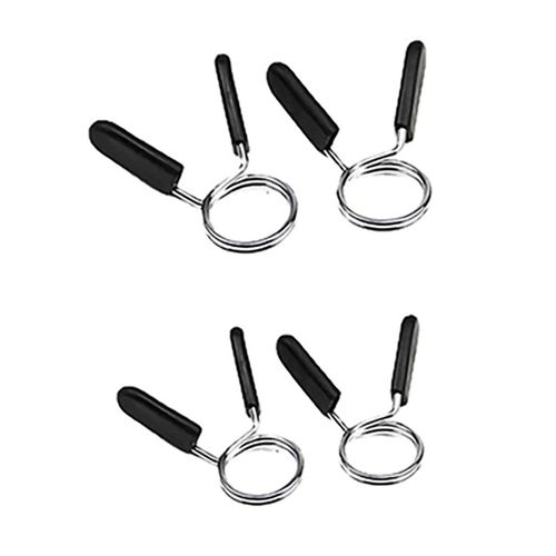 Lot De 4 Pinces À Ressort Pour Haltères - Accessoires D'haltérophilie